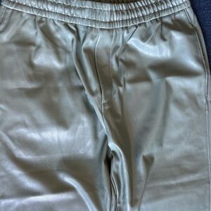 Zara Sea Foam Green Drawstring Pants